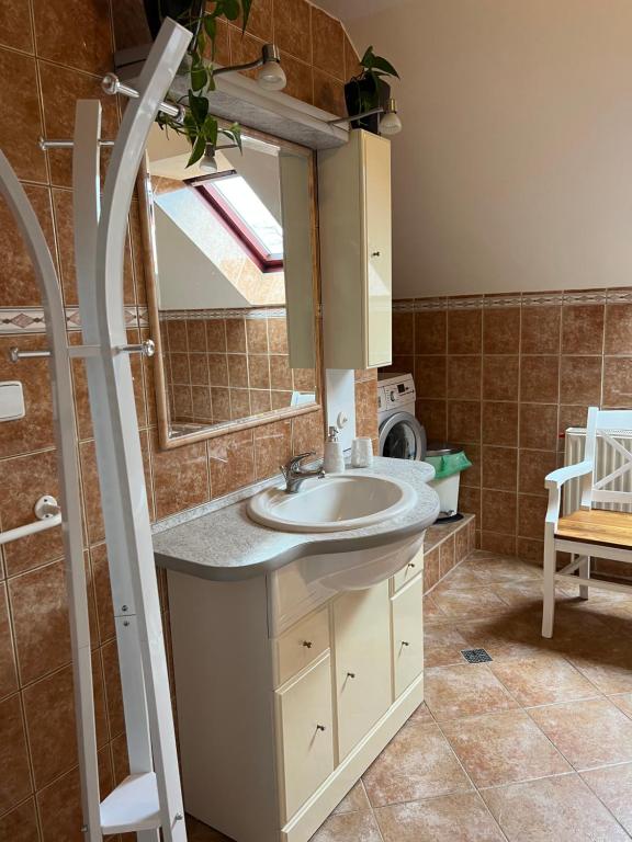 Koupelna v ubytování Apartmán u Míši