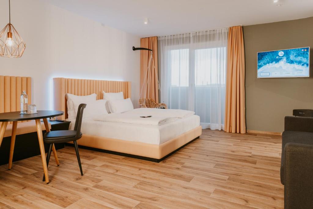 Postel nebo postele na pokoji v ubytování Rioca Vienna Posto 2