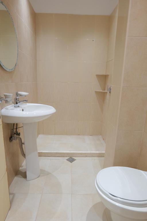 Koupelna v ubytování Hotel Dior