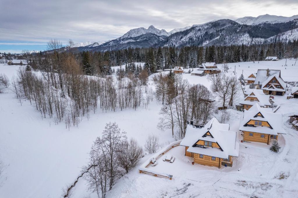Domek Góralski Premium - Highlander Chalet Kościelisko-Zakopane v zime