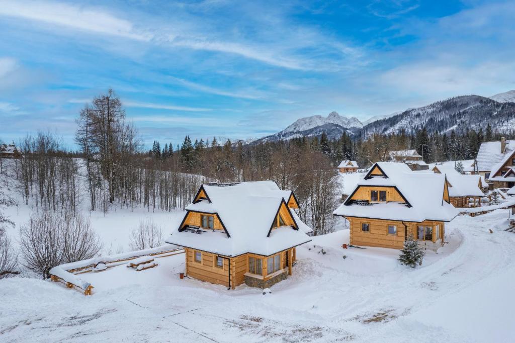 Domek Góralski Premium - Highlander Chalet Kościelisko-Zakopane v zime
