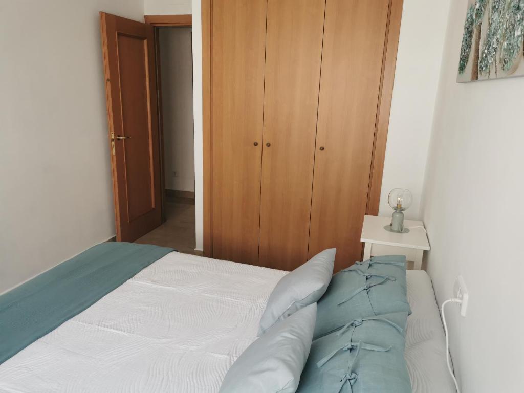 Postel nebo postele na pokoji v ubytování Manilva House
