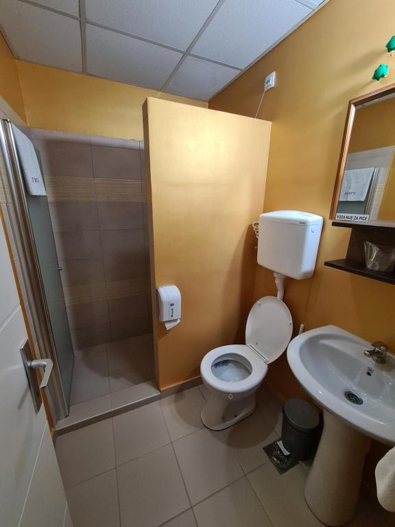Koupelna v ubytování Garni Hotel & Spa Nicolo