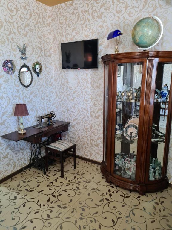 TV a/nebo společenská místnost v ubytování Garni Hotel & Spa Nicolo