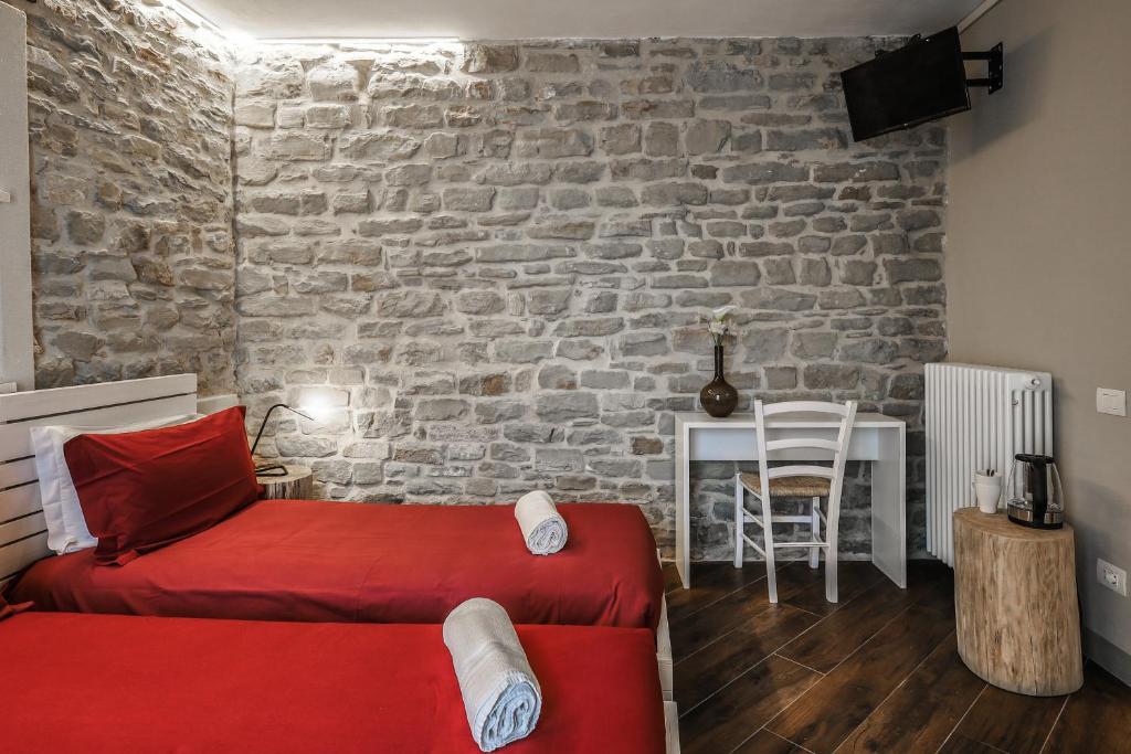 Posezení v ubytování Albergo del Bramante