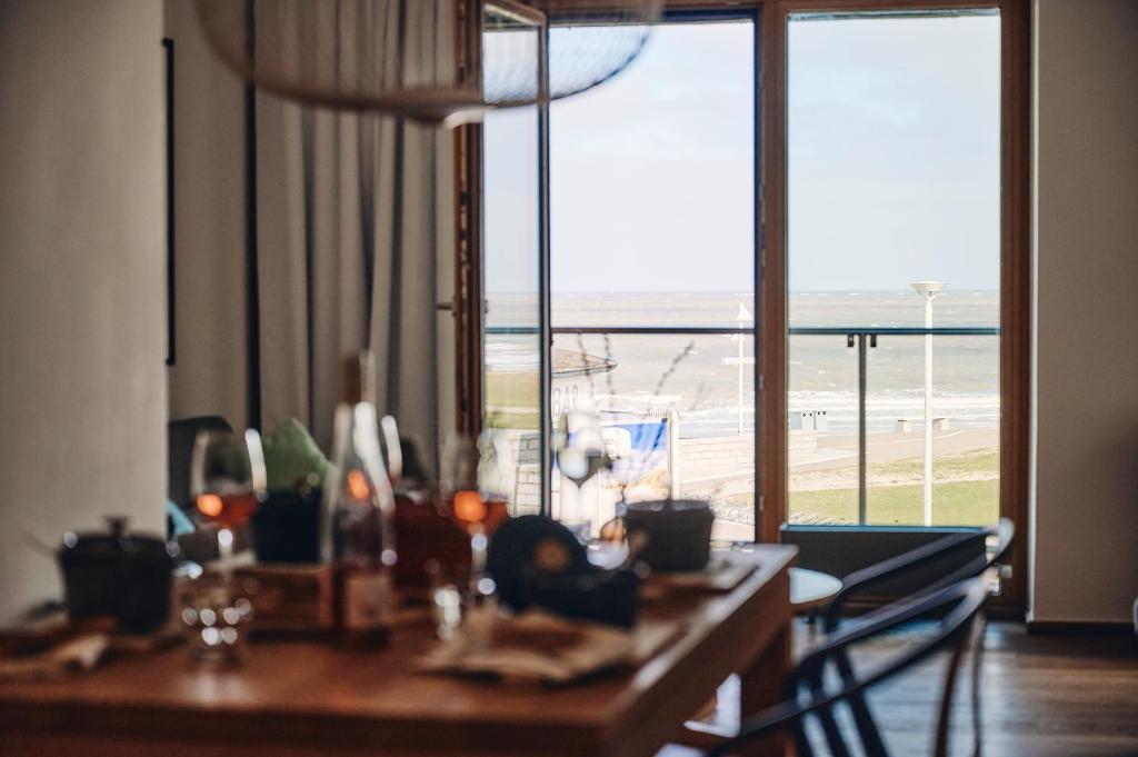 Nápoje v ubytování Hotel Haus am Meer