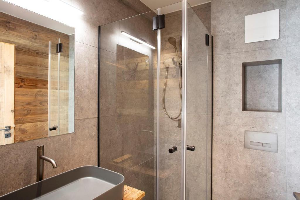 Koupelna v ubytování Polaris 1 001 - LUXE & SKI LIFT apartment 6 pers
