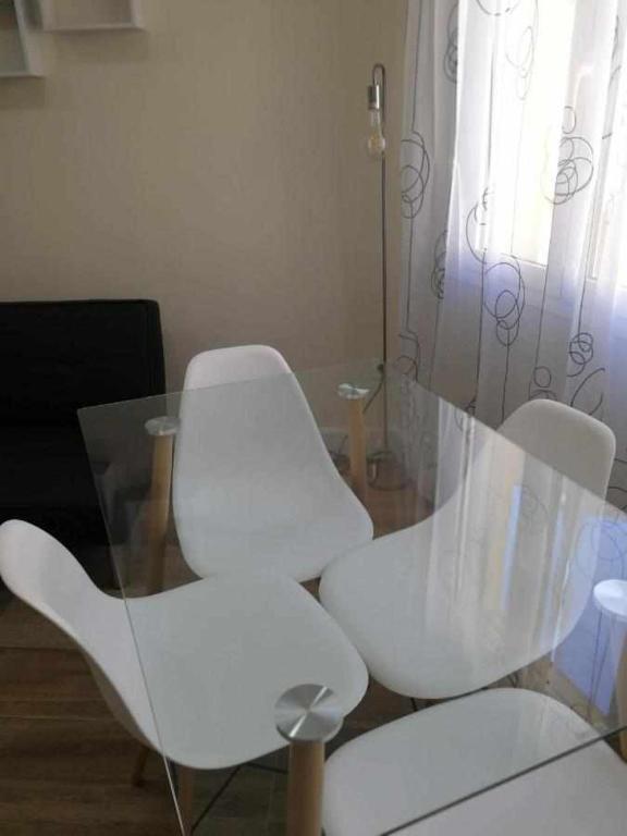 Posezení v ubytování KubiK APARTAMENTOS K2
