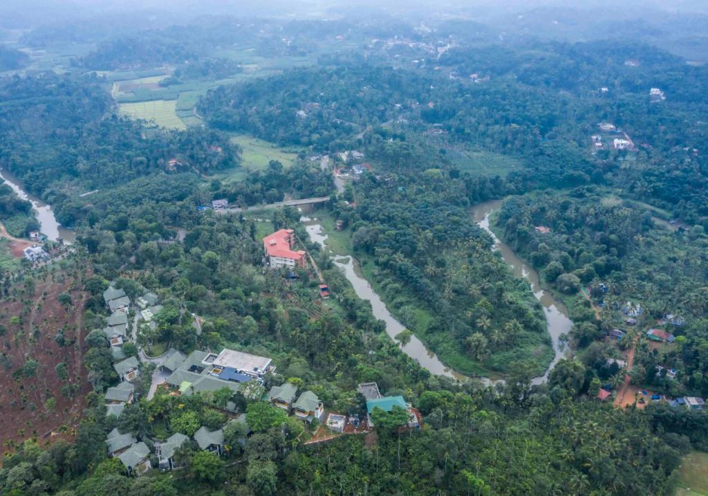 Bird's-eye view ng Great Trails Wayanad by GRT Hotels