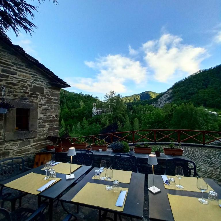 Widok na góry z tego hotelu