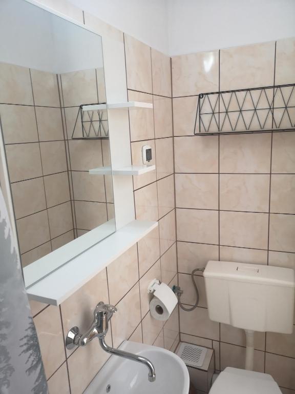 Kúpeľňa v ubytovaní Gościniec Solanka