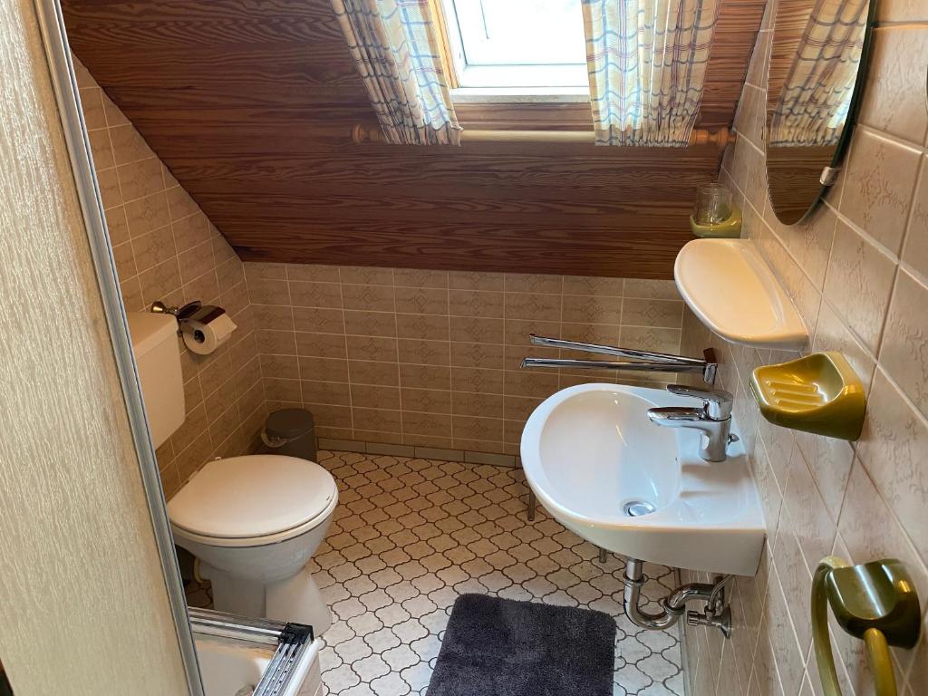 Koupelna v ubytování STOE3 Ferienwohnung Waack