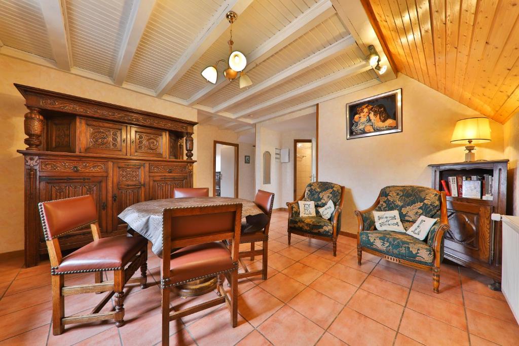 Posezení v ubytování Gîte à La Montagne