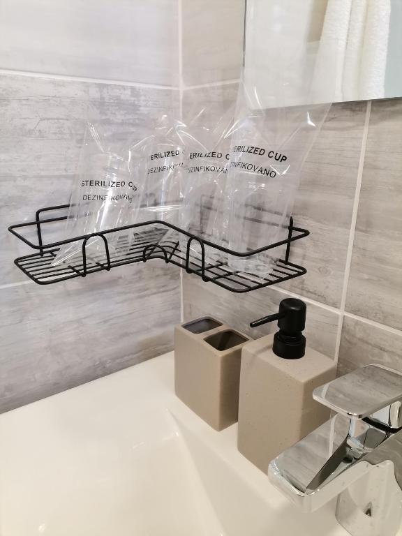 Ένα μπάνιο στο Apartman Maki