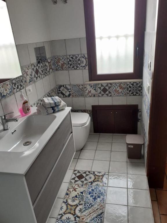 A bathroom at Villa Grisì