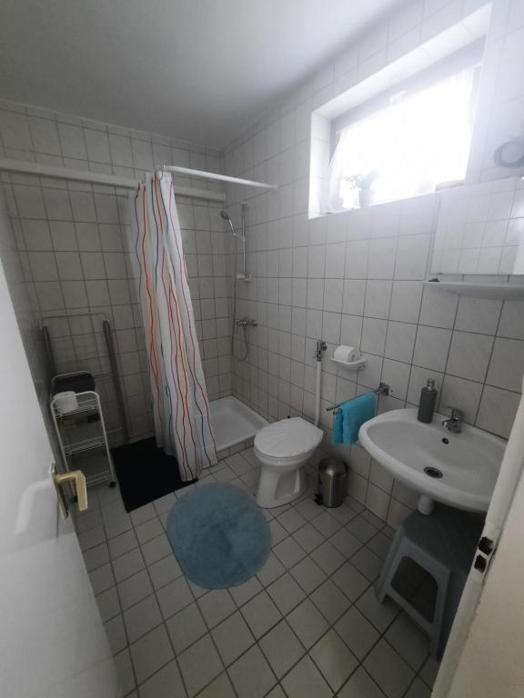 Kúpeľňa v ubytovaní Helena apartman