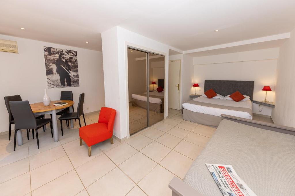 Hôtel Casa Rossa & Spa - Studio Mit Terrasse