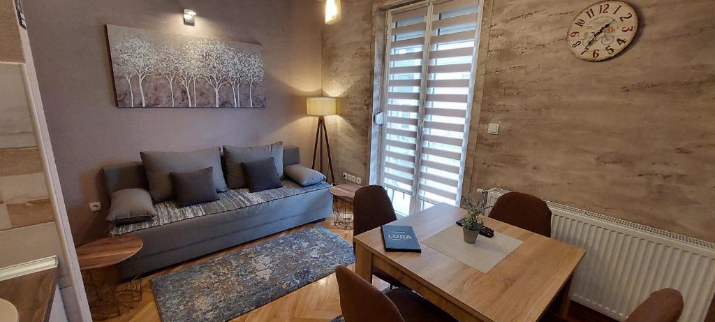 Posezení v ubytování Apartman Lora