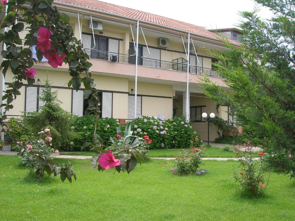 Zahrada ubytování Pension Alexandros