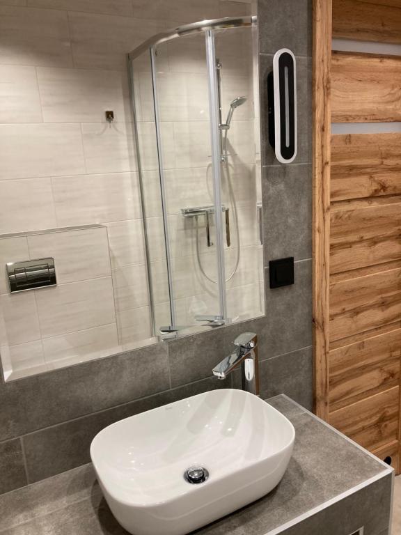 Łazienka w obiekcie Rezydencja pod Cergową Wellness & SPA
