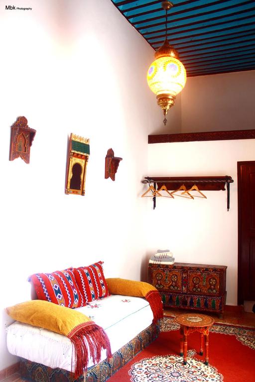 Area soggiorno di Riad Khmisa