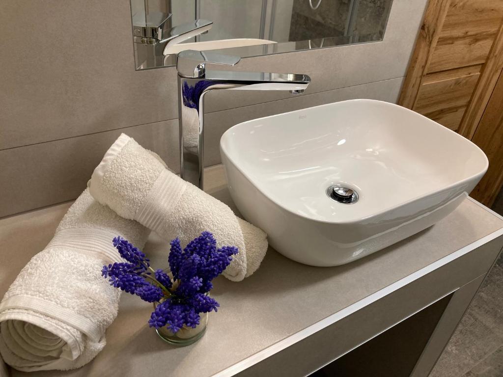 Łazienka w obiekcie Rezydencja pod Cergową Wellness & SPA