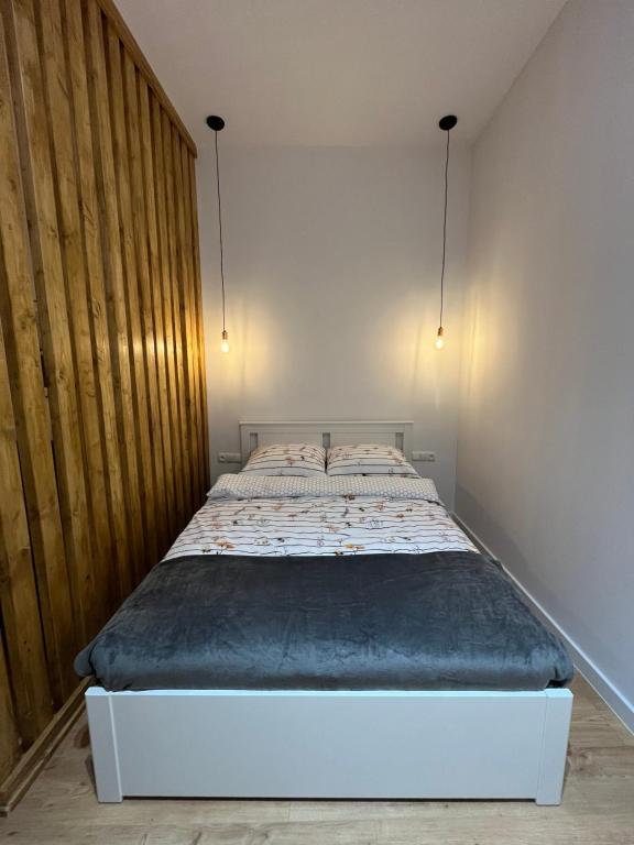 Posteľ alebo postele v izbe v ubytovaní Apartamenty Wolności 18