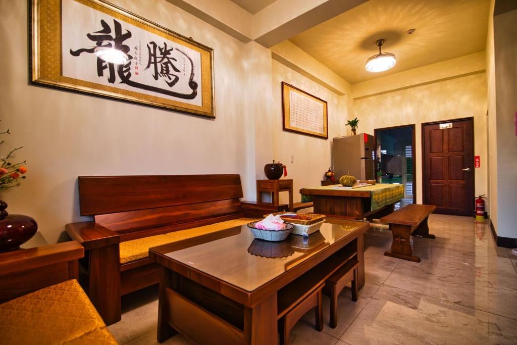 Ruang duduk di Bihaiju B&B