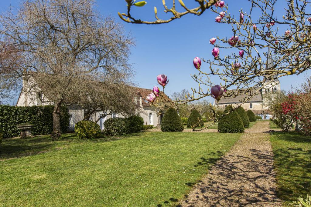 Zahrada ubytování Manoir de la Voute maison d'hôtes