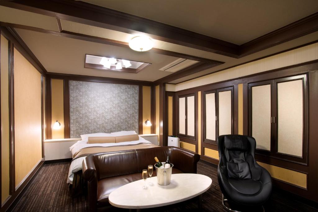 Posezení v ubytování Hotel Benkyo Beya Amagasaki