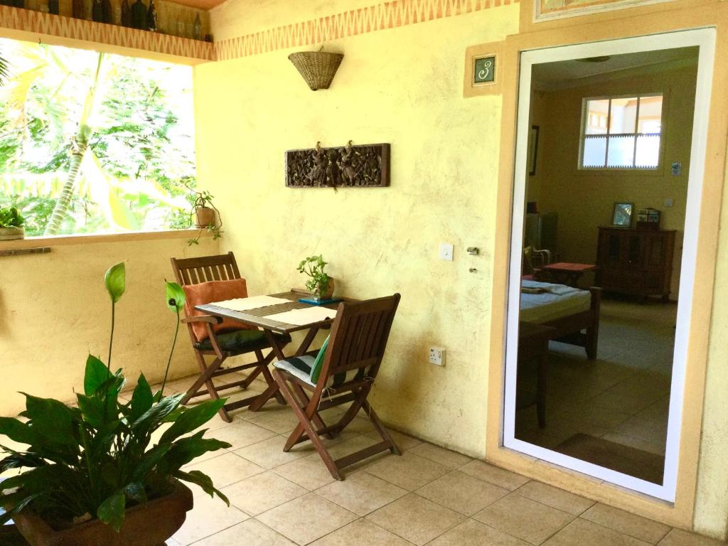 Patio nebo venkovní prostory v ubytování La Reine Creole