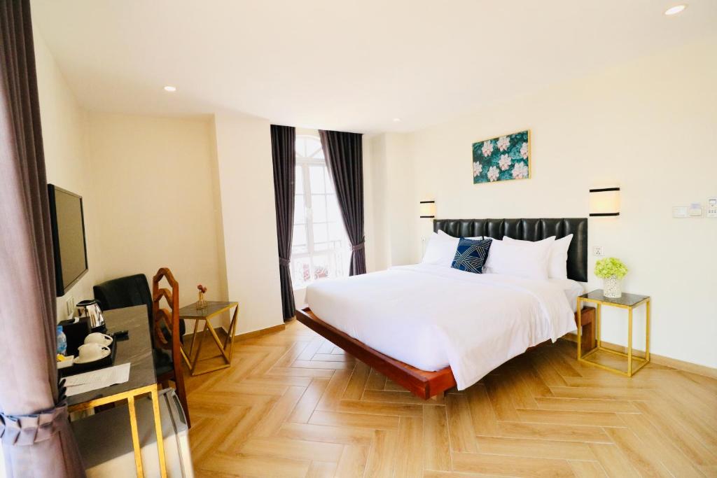 Un ou plusieurs lits dans un hébergement de l'établissement Mettavary Hotel