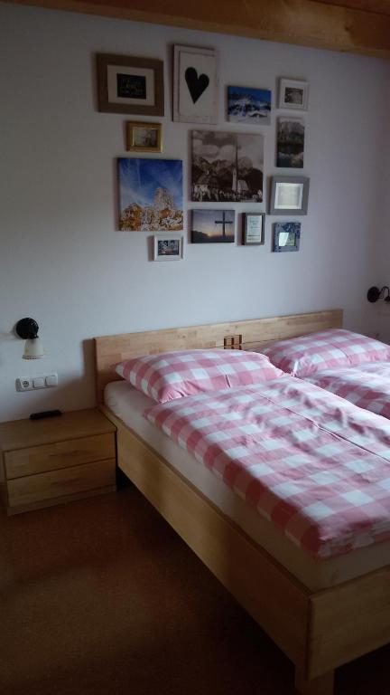 Posteľ alebo postele v izbe v ubytovaní Onemooshof