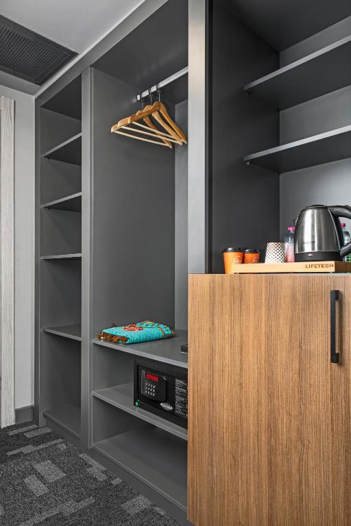 Kuchyň nebo kuchyňský kout v ubytování Luxon Hotel Sakarya