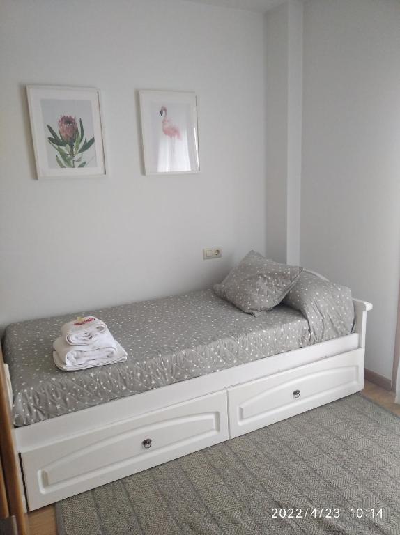 Posteľ alebo postele v izbe v ubytovaní apartamento melide