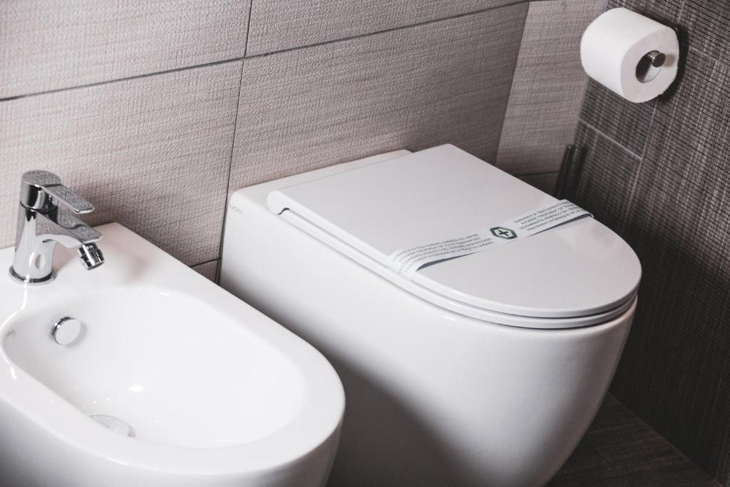Koupelna v ubytování RESIDENZE CASSOLI - Lamezia Centro