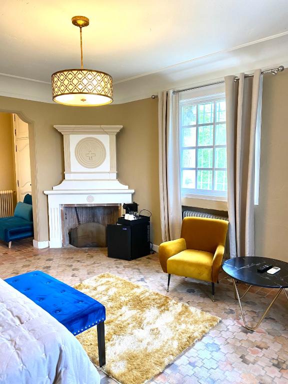 Domaine du Paradis des Oiseaux - Chambre Double Avec Vue Sur Le Jardin