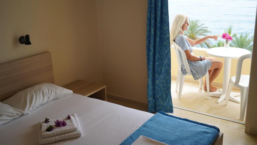 Postel nebo postele na pokoji v ubytování Phoenix-Hotel