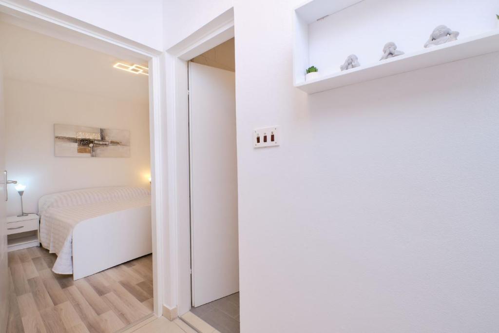 Koupelna v ubytování Apartmani Tanja