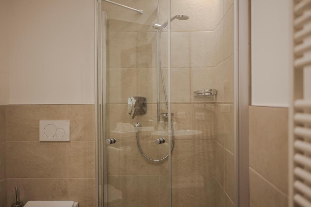 Koupelna v ubytování Hotel Theresia