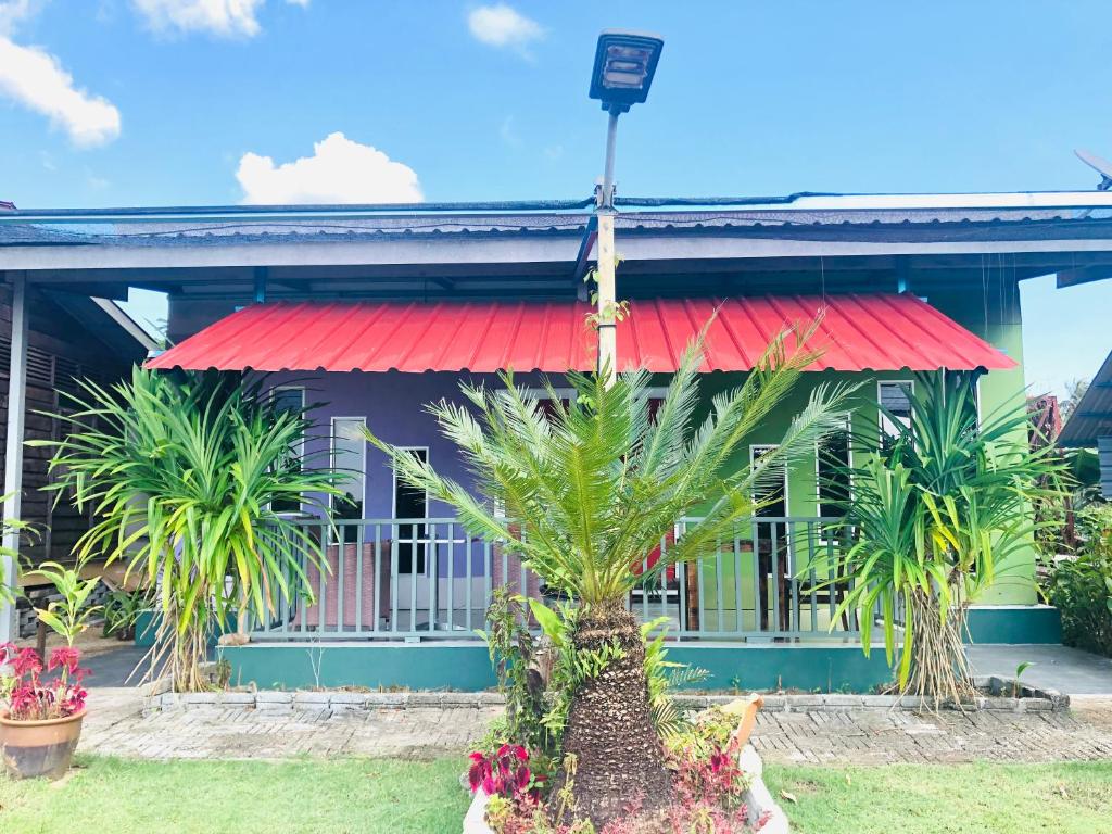 Zahrada ubytování WAN'S ROOMSTAY LANGKAWI