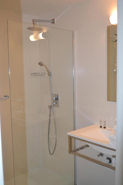 Koupelna v ubytování Hotel Sandeshoved Zeedijk