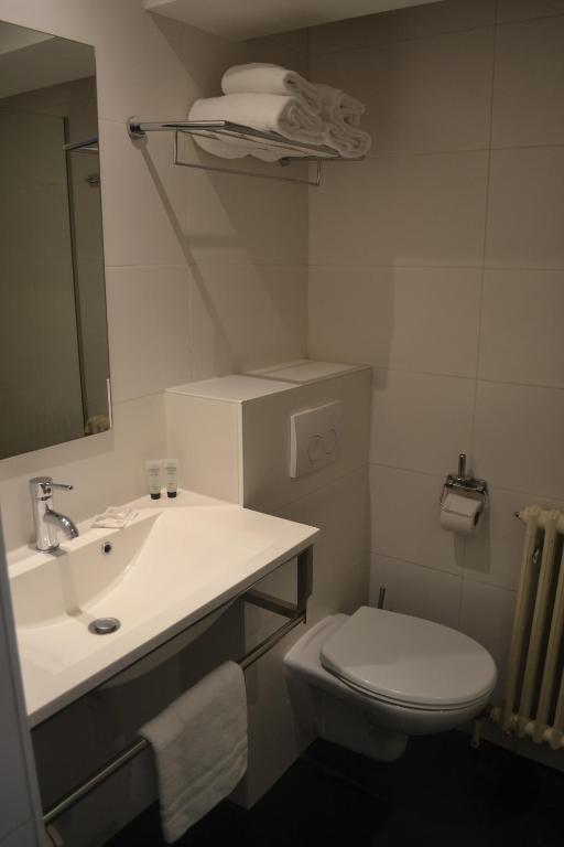 Koupelna v ubytování Hotel Sandeshoved Zeedijk