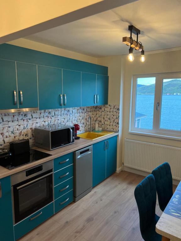 Kuchyň nebo kuchyňský kout v ubytování GuestHouse Mili