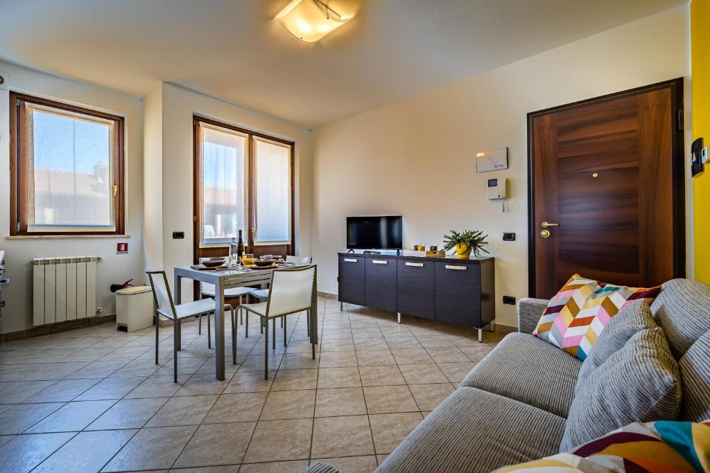 TV a/nebo společenská místnost v ubytování Residence Arianna