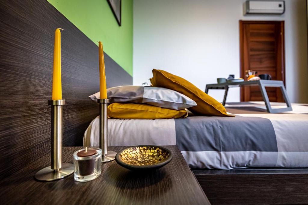 Postel nebo postele na pokoji v ubytování Residence Arianna