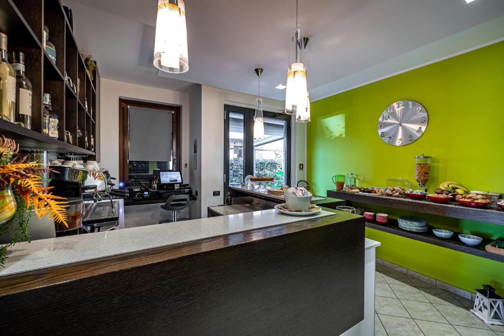 Kuchyň nebo kuchyňský kout v ubytování Residence Arianna
