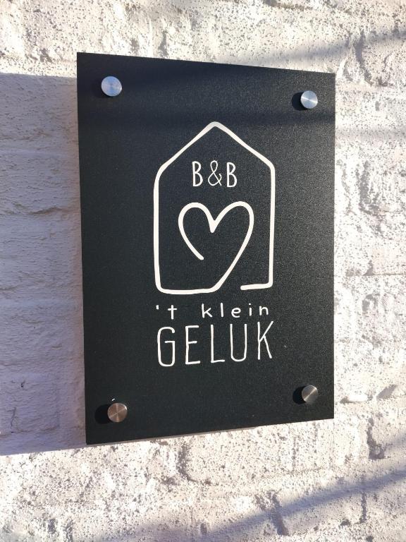 Certifikát, hodnocení, plakát nebo jiný dokument vystavený v ubytování B&B 't klein GELUK