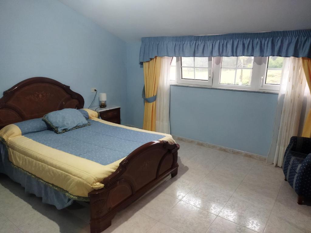 Posteľ alebo postele v izbe v ubytovaní Apartamento Mar de Fóra