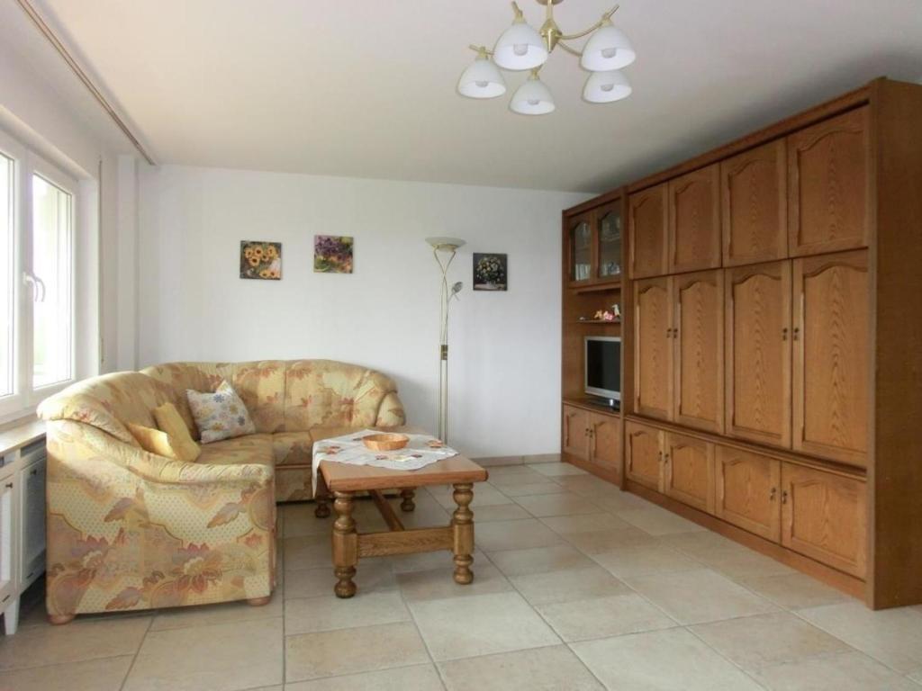 Ferienwohnung Nr 6, Meersburg, Bodensee tesisinde bir oturma alanı